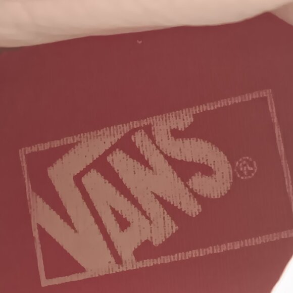 Vans women's red canvas Sk8 Hi-Top athletic shoes sz 8 (or men's 6.5) - Picture 14 of 15